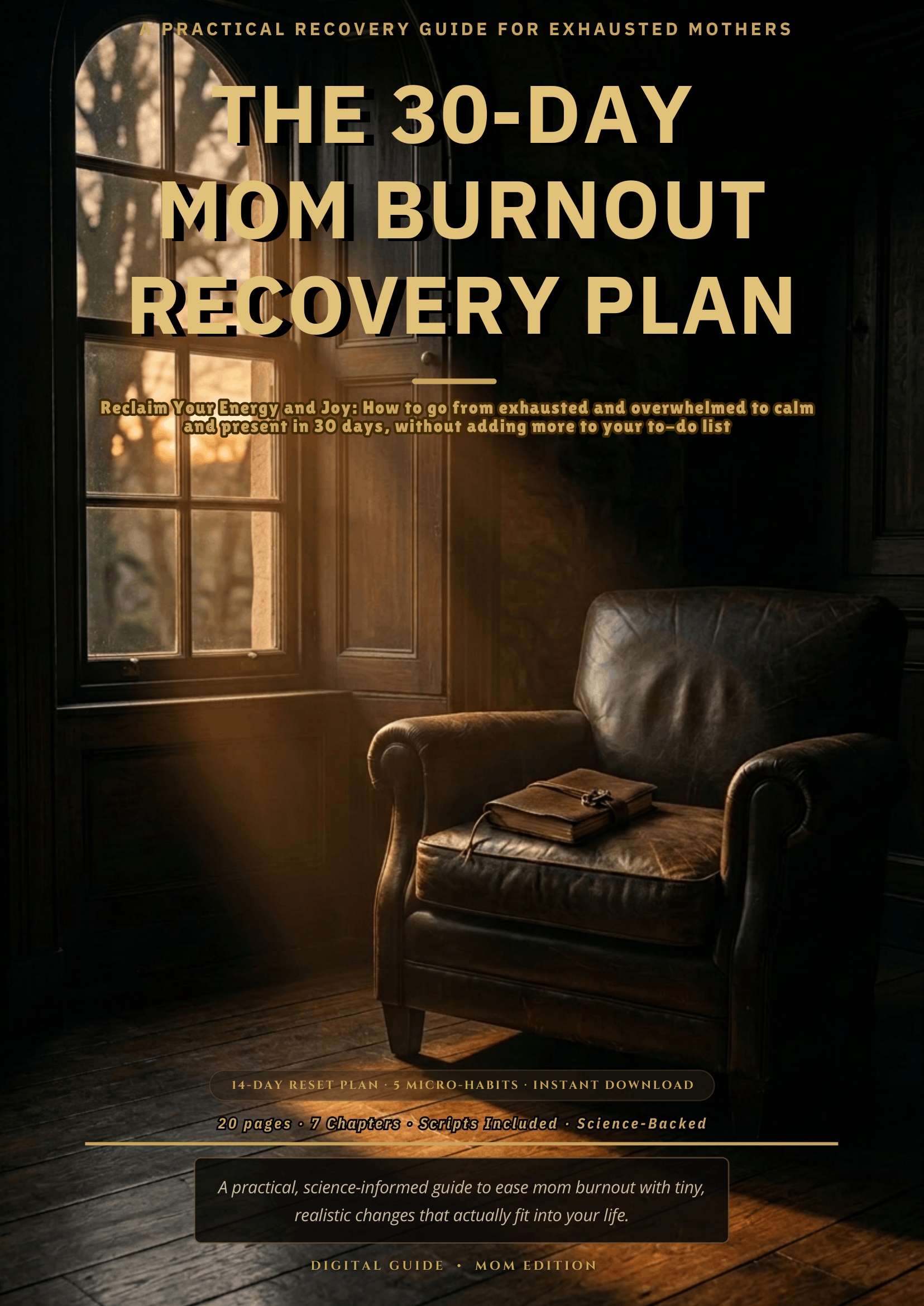 The 30-Day Mom Burnout Recovery Plan | Digital Guide (PDF)